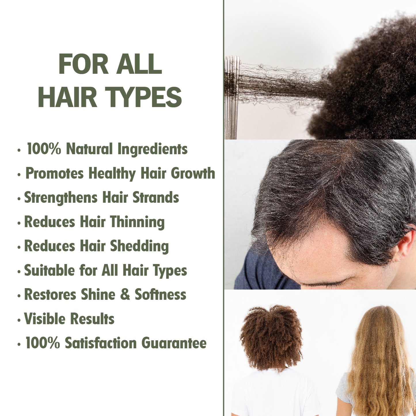 EPHIX Hair Growth Oil with Castor, Black Seed, and Thyme Oil