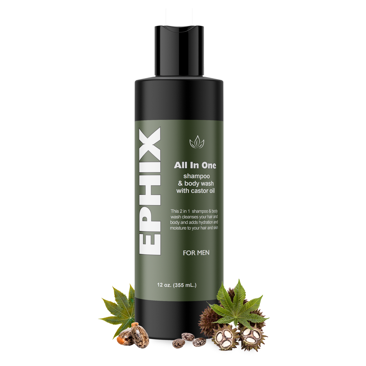 EPHIX - Shampoo & Body Wash with Castor Oil