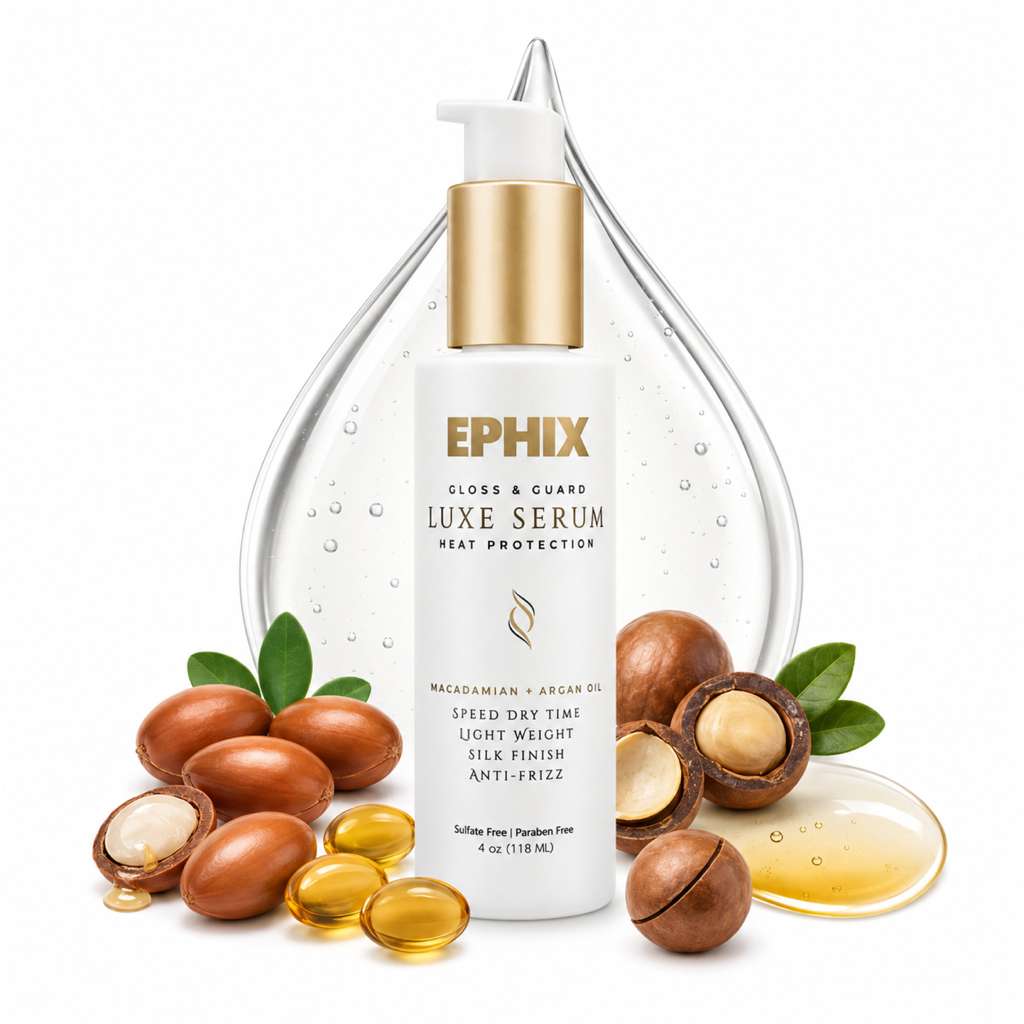 EPHIX - Best Anti-Frizz Hair Detangler Serum Natural Heat Protectant