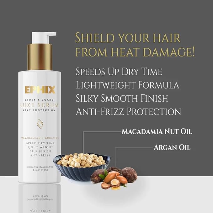 EPHIX Luxe Serum - Detangle Anti-Frizz, Heat Protectant