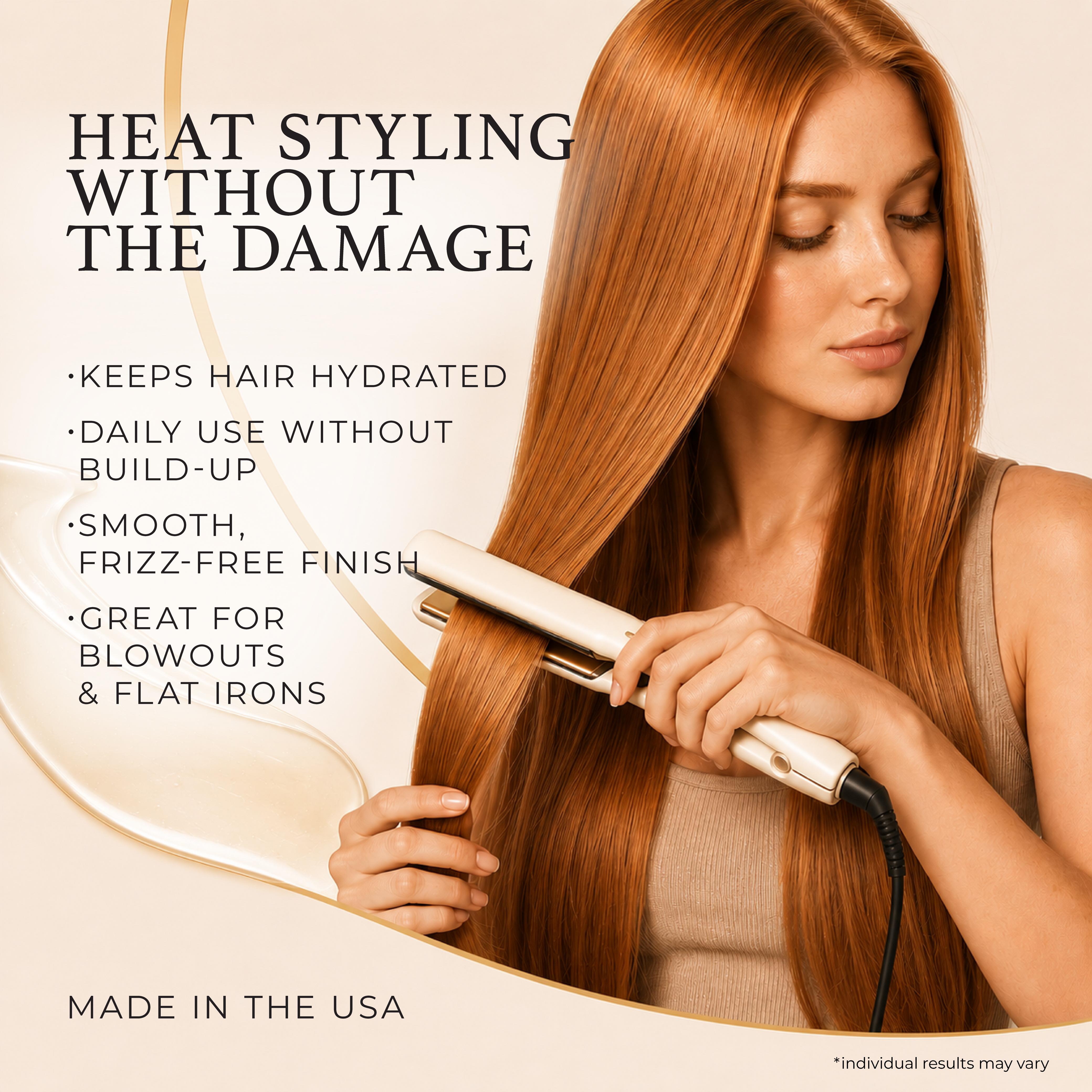 EPHIX - Best Anti-Frizz Hair Detangler Serum Natural Heat Protectant