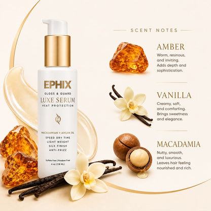 EPHIX Luxe Serum - Detangle Anti-Frizz, Heat Protectant